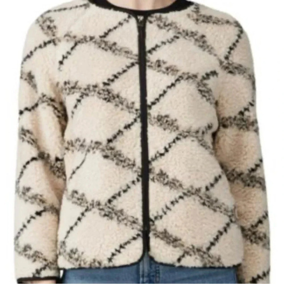 Joie Cream and Black Teddy Jacket - Picture 9 of 11